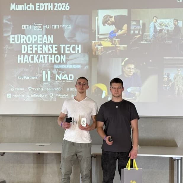 1st place, European Defense Tech Hackathon