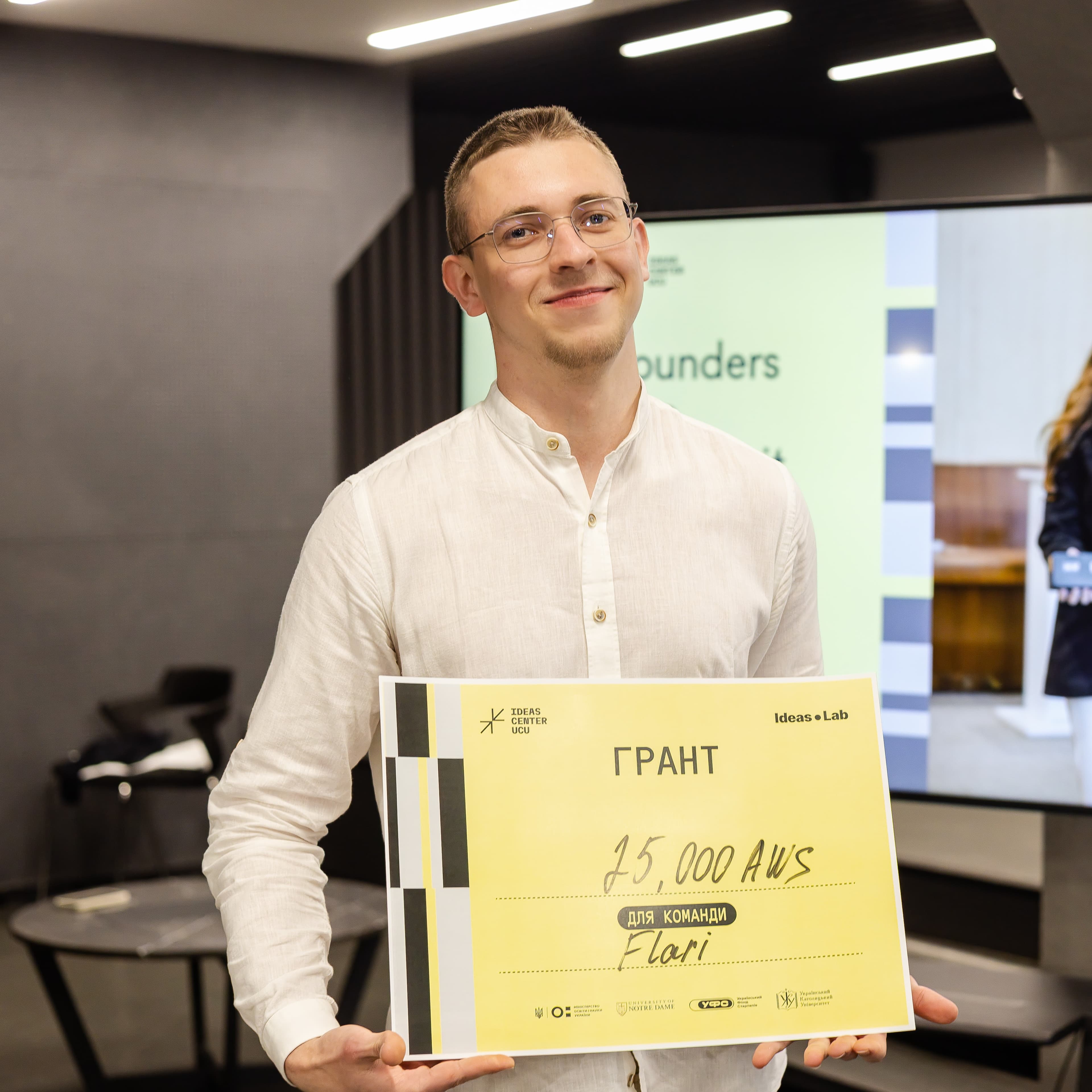 Winner, IdeasLab accelerator — $25,000 in cloud credits